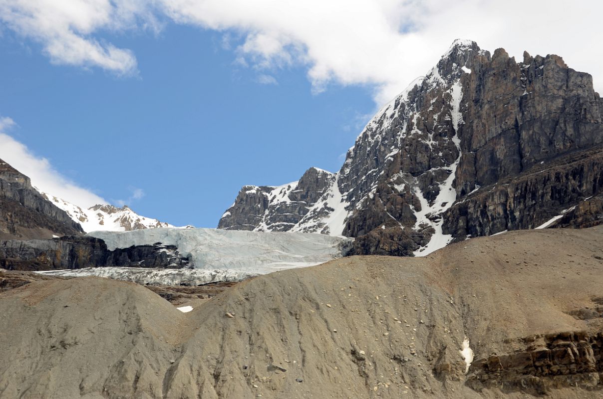 08 Glacier Between Mount Athabasca and Mount Andromeda From Brewster Ice Explorer On Athabasca Glacier In Summer From Columbia Icefield